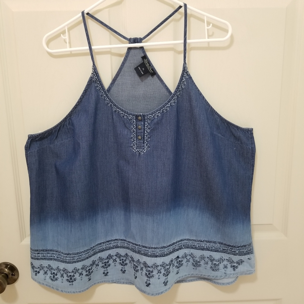 NEW Lucky Brand Spaghetti Strap Tank Top XL